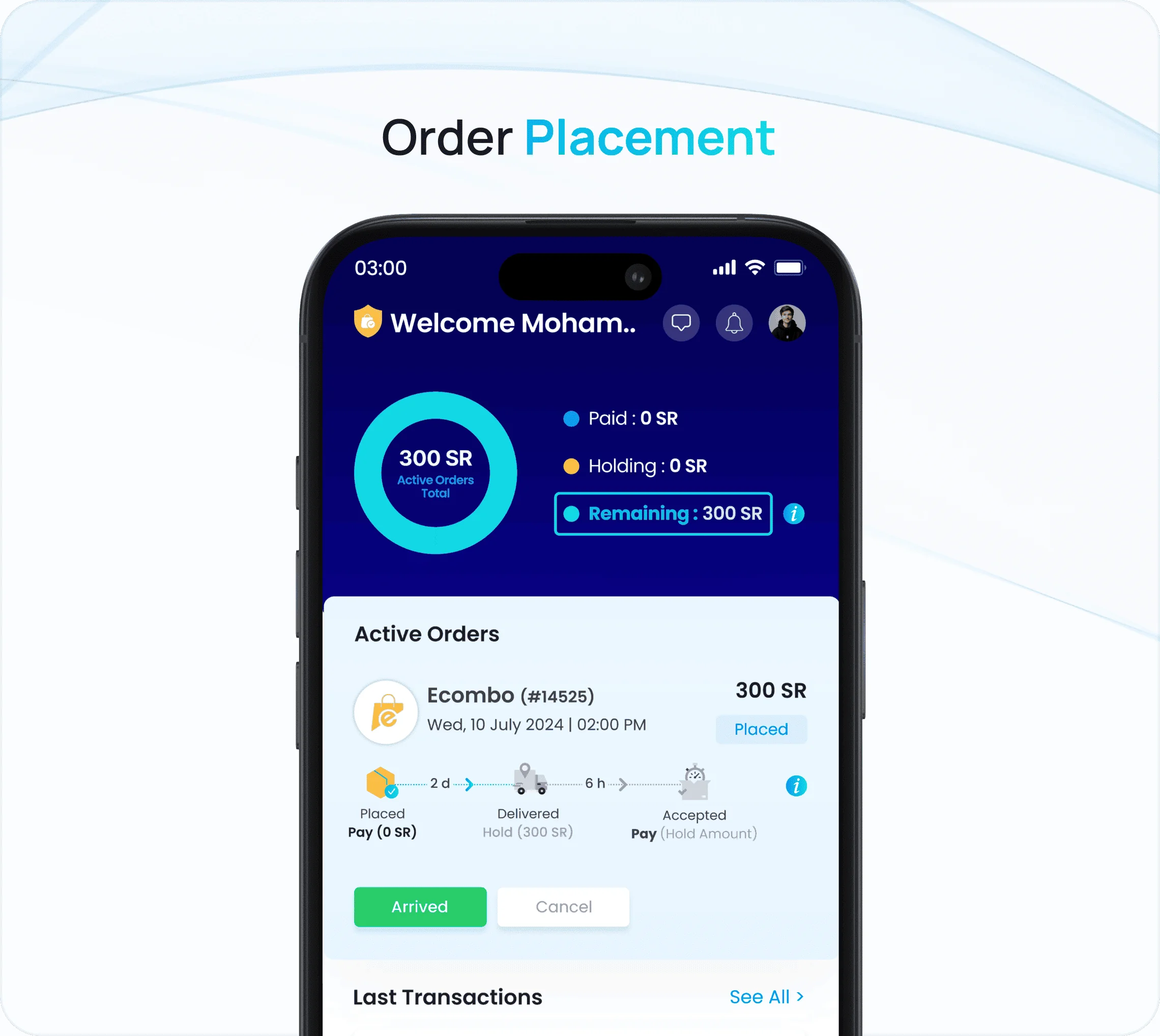 Trusted Order App