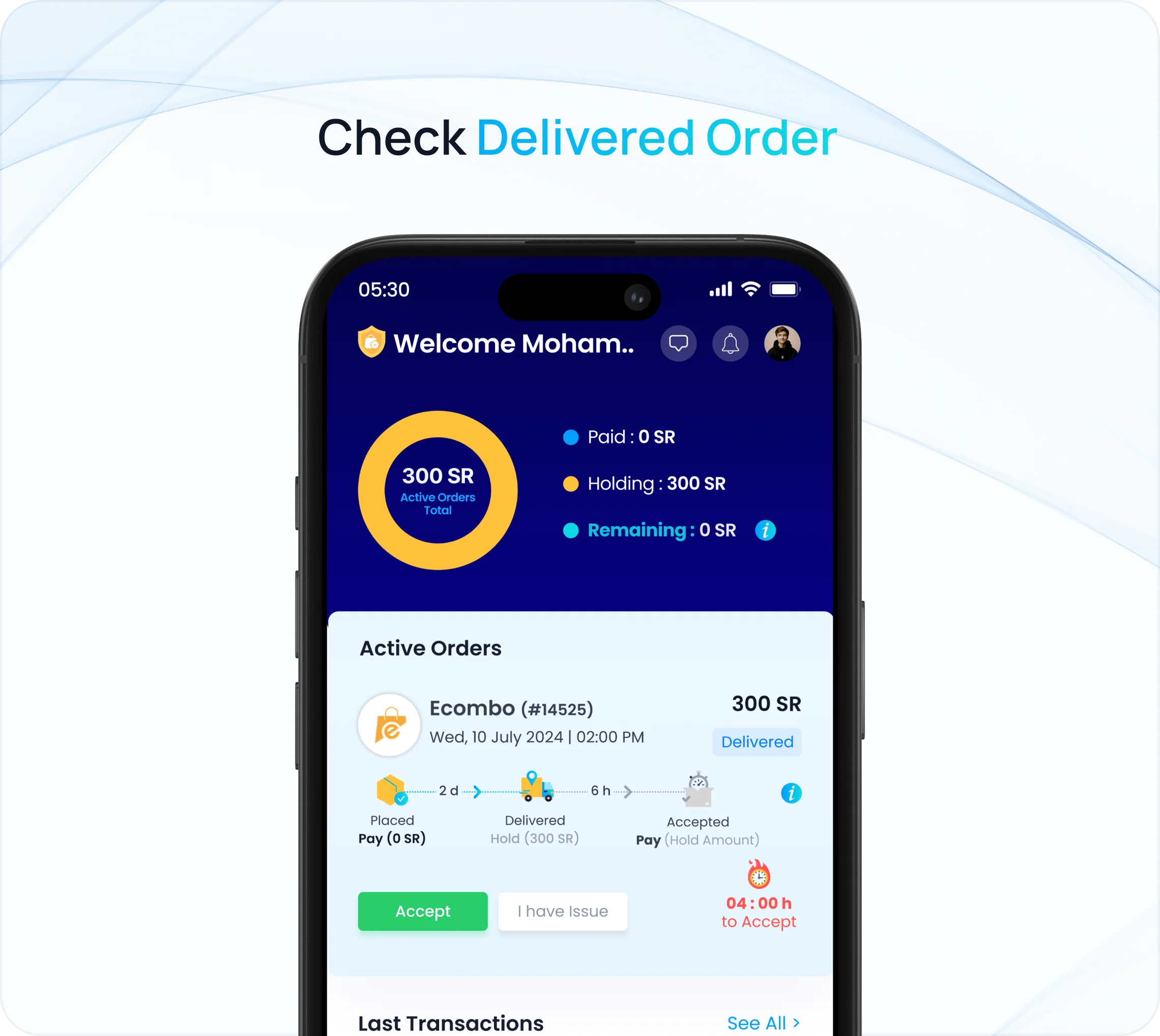 Trusted Order App